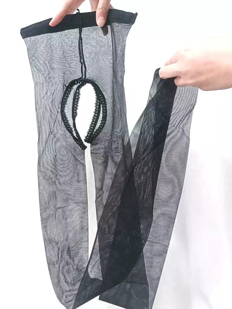 جوراب شلواری شیشه ای فاق باز 8331