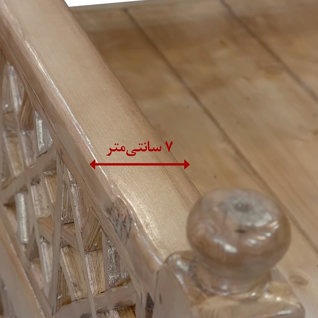 تخت سنتی طرح سلطنتی کرم چوب روسی — تصویر ۵