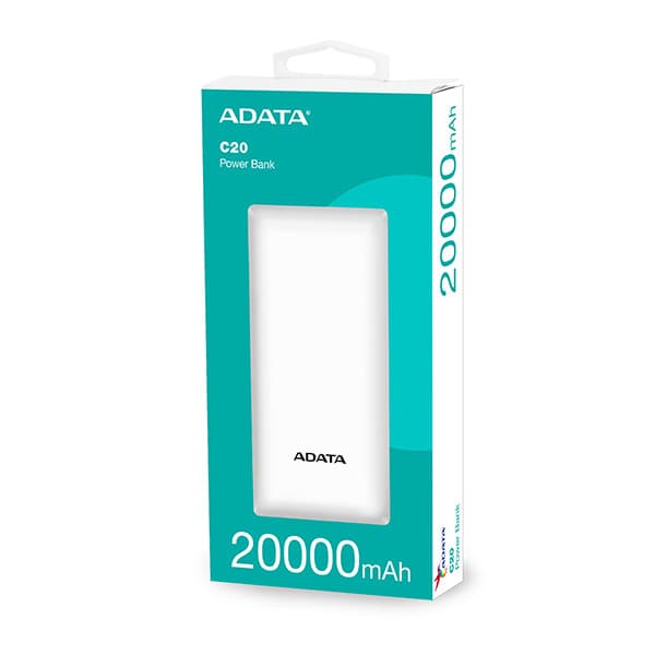 پاوربانک فست شارژ ADATA 15W 20000mAh مدل C20-گارانتی شرکتی-کد6487 — تصویر ۹