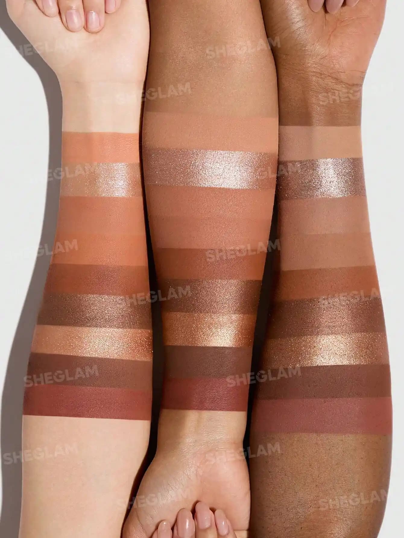 سایه 9 رنگ شیگلم مدل SHEGLAM CINNAMON SPICE 9-PAN EYESHADOW PALLETE — تصویر ۴