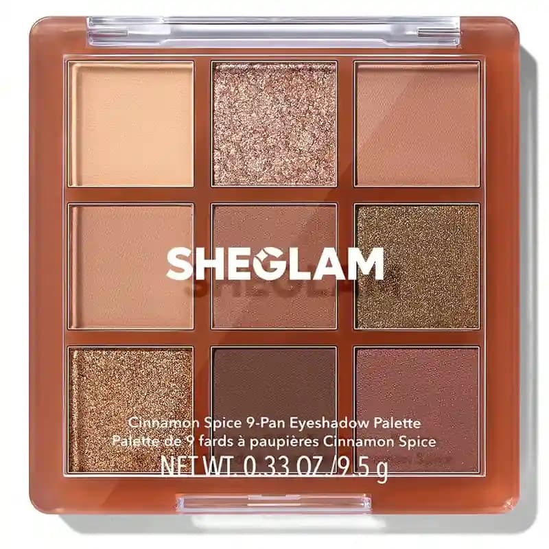 سایه 9 رنگ شیگلم مدل SHEGLAM CINNAMON SPICE 9-PAN EYESHADOW PALLETE — تصویر ۳