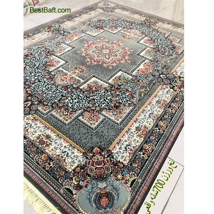 فرش فرنگ ۷۰۰ شانه دودی