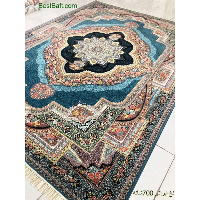 فرش باغ معلق ۷۰۰ شانه آبی