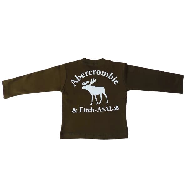 پیراهن و شلوار ست بچگانه پسرانه سبز تیره مارک Abercrombie — تصویر ۴