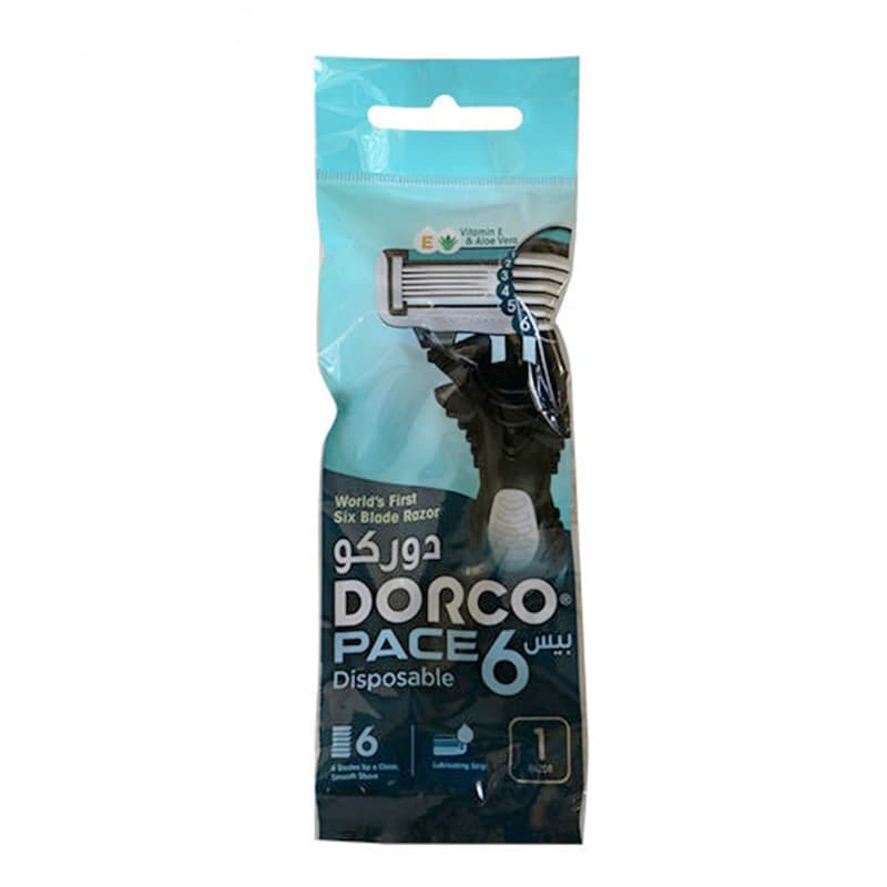 خود تراش دورکو مدل 6 تیغ سری آلوئه ورا تحت لیسانس – Dorco Pace6 Razor
