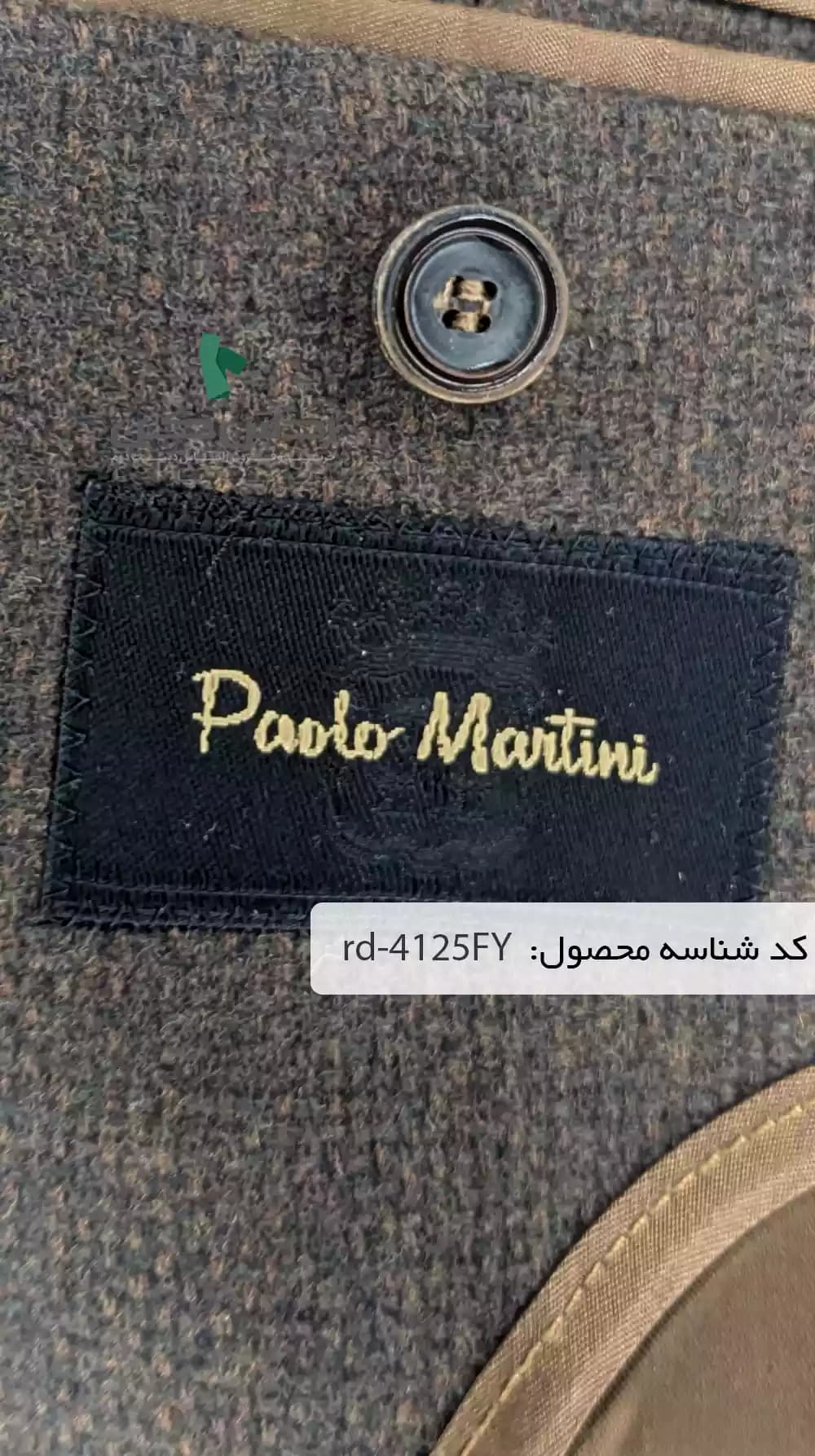 کت Paolo Martini مردانه دست دوم — تصویر ۸