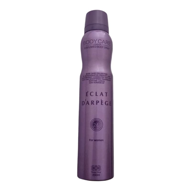 اسپری بدن بادی کر زنانه مدل و رایحه اکلت حجم ۲۰۰ میلی لیتر | Body Care Eclat Women Spray — تصویر ۲