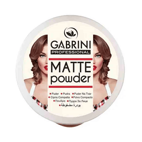 پنکک حرفه ای مات گابرینی رنگ طبیعی 02 – Gabrini MATTE Powder 02