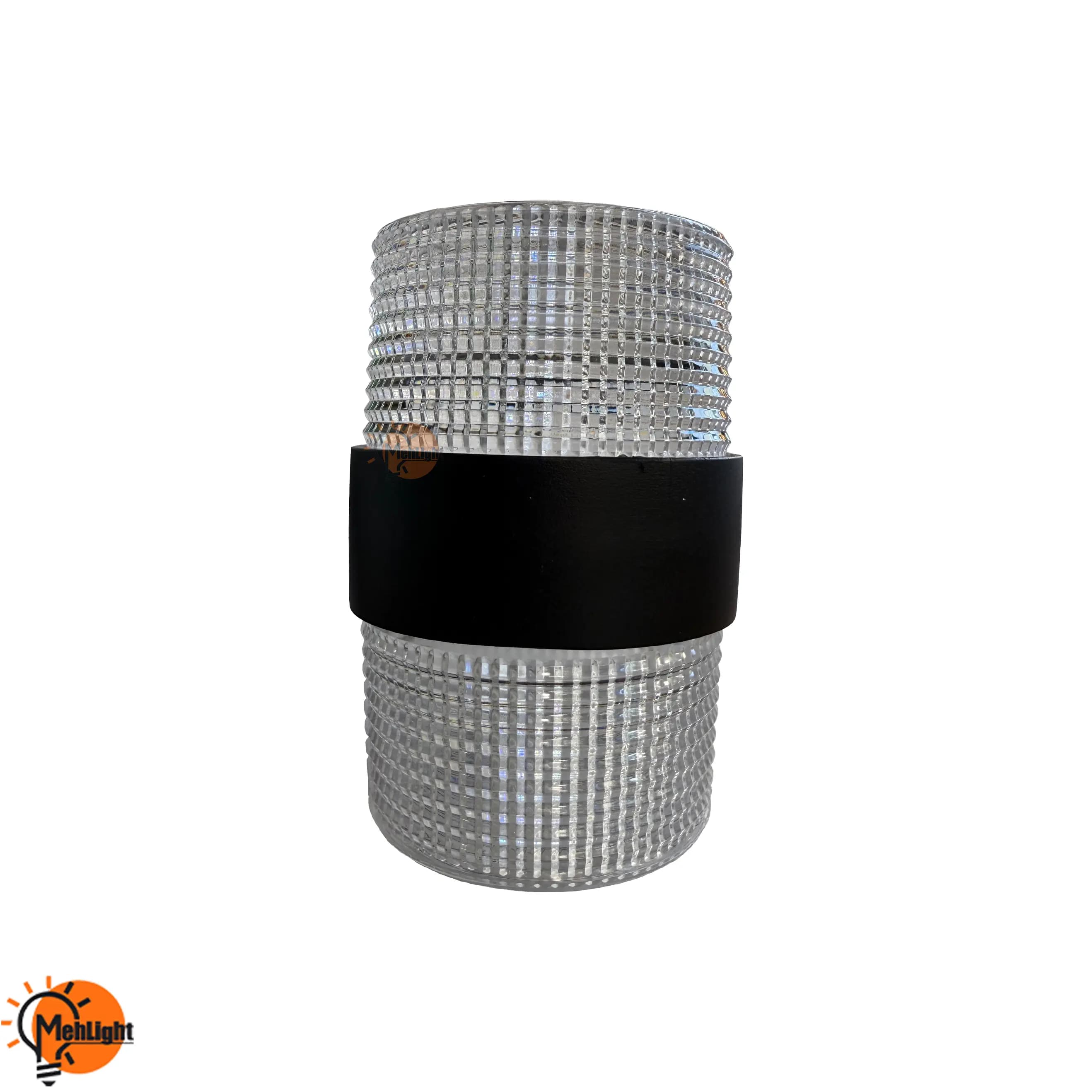 چراغ دکوراتیو دو طرفه گلس گرد 10 وات — تصویر ۴