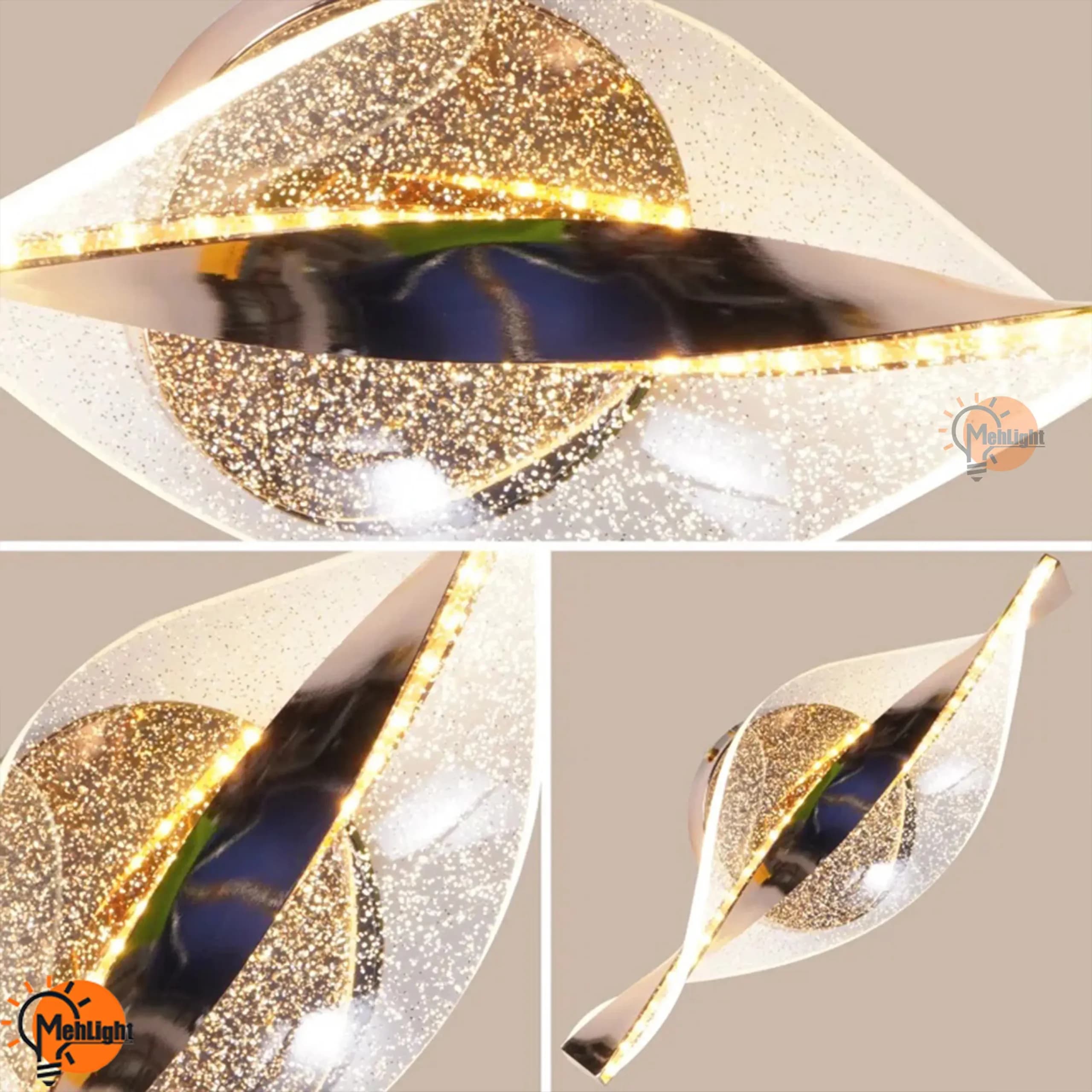 چراغ دیواری مارپیچ کد 100GD سه حالته — تصویر ۵