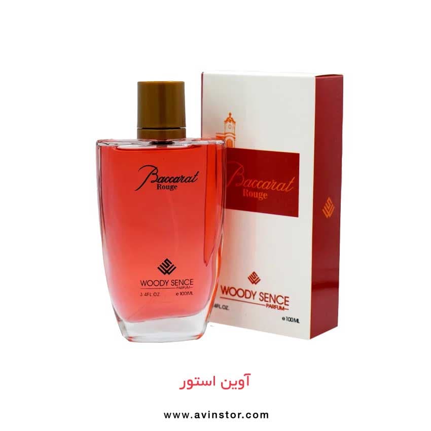 ادوپرفیوم وودی سنس مدل باکارات رژ Baccarat Rouge حجم 100 میلی لیتر