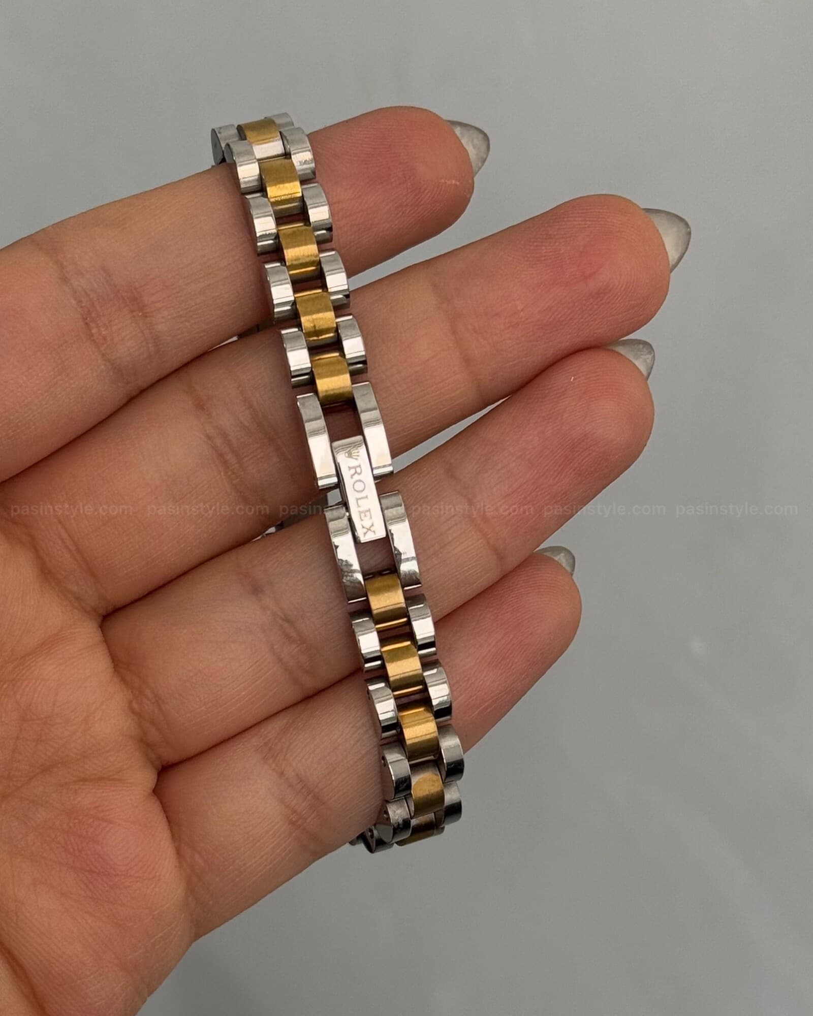 دستبند رولکس دو رنگ کد۰۰۲۵۳ — تصویر ۴