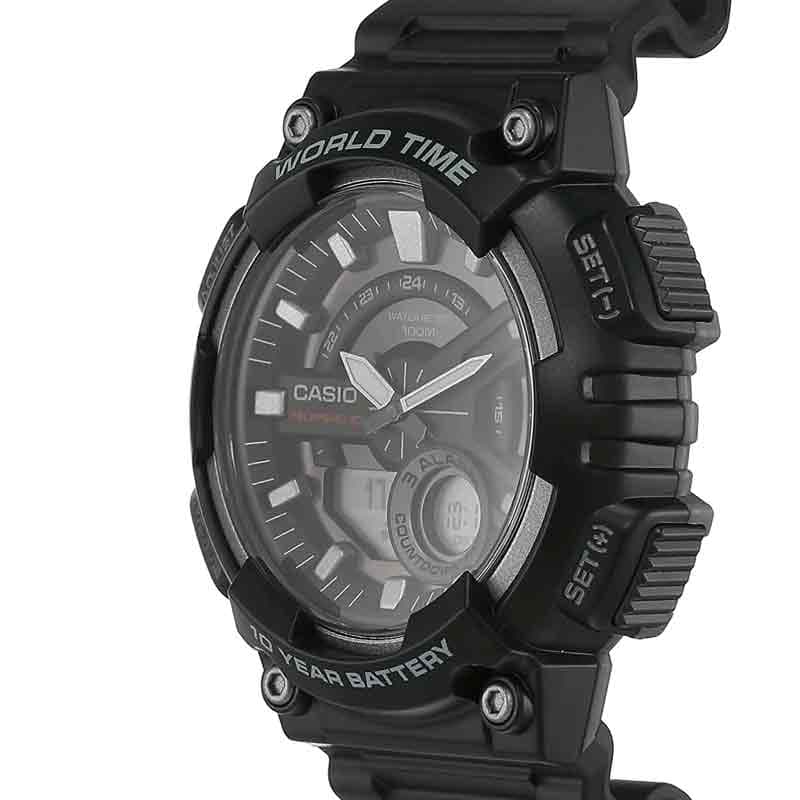 ساعت مچی عقربه ای دیجیتال کاسیو مدل AEQ-110W-1AVDF — تصویر ۷