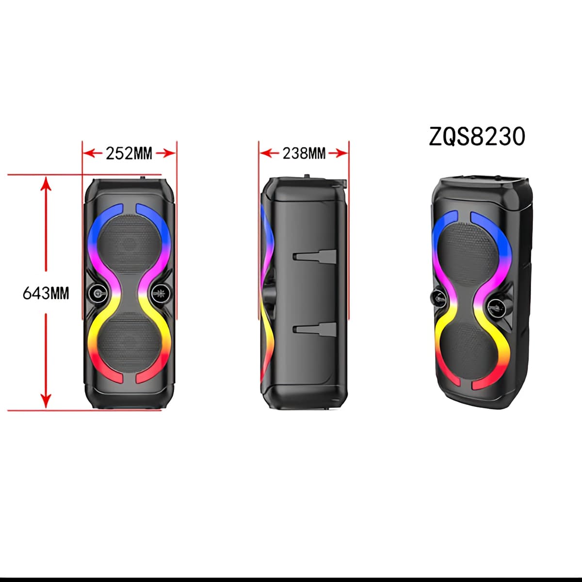 اسپیکر بلوتوثی ZQS8230 — تصویر ۳