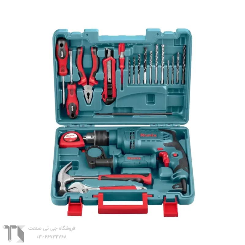 کیت دریل 13 میلیمتری 650 وات رونیکس مدل RS-0001 — تصویر ۴
