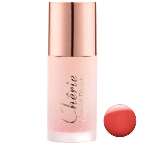 رژگونه مایع تاپ فیس مدل CHERIE LIQUID BLUSH شماره 004 — تصویر ۳