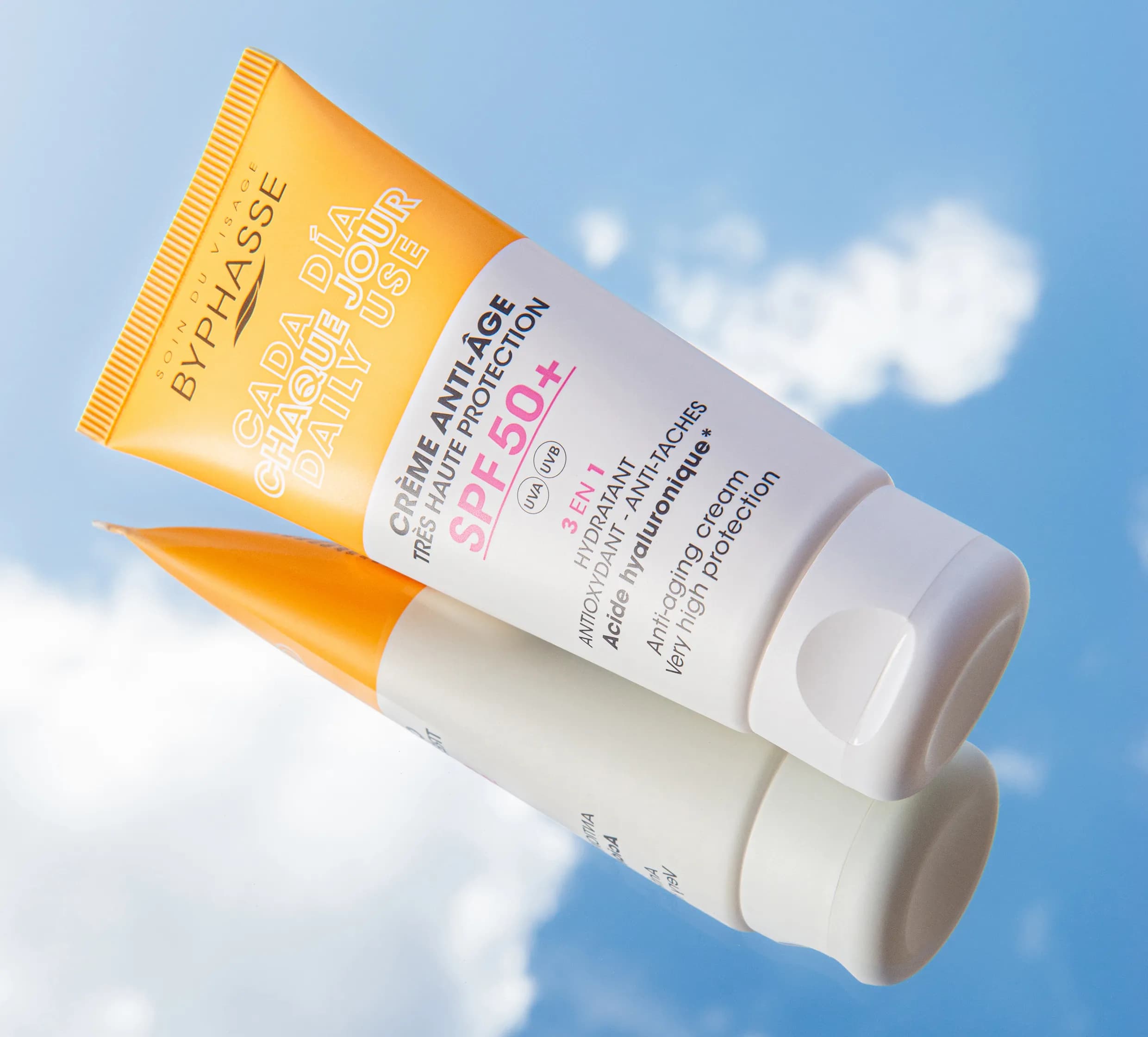 کرم ضدآفتاب روزانه بی رنگ بیفس 50میل;Spf+50 — تصویر ۳