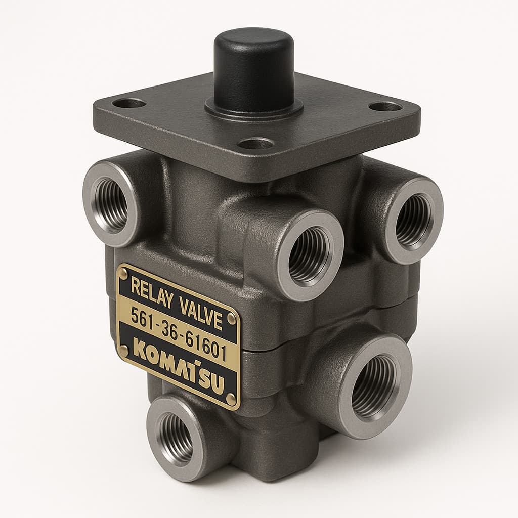 رله ولو (RELAY VALVE) دامپتراک کوماتسو/ شماره فنی: 61601-35-561 — تصویر ۲