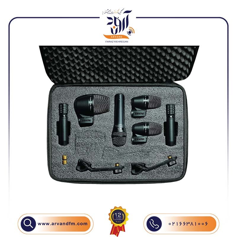 میکروفون درام ست PGADRUMKIT6 برند SHURE — تصویر ۹
