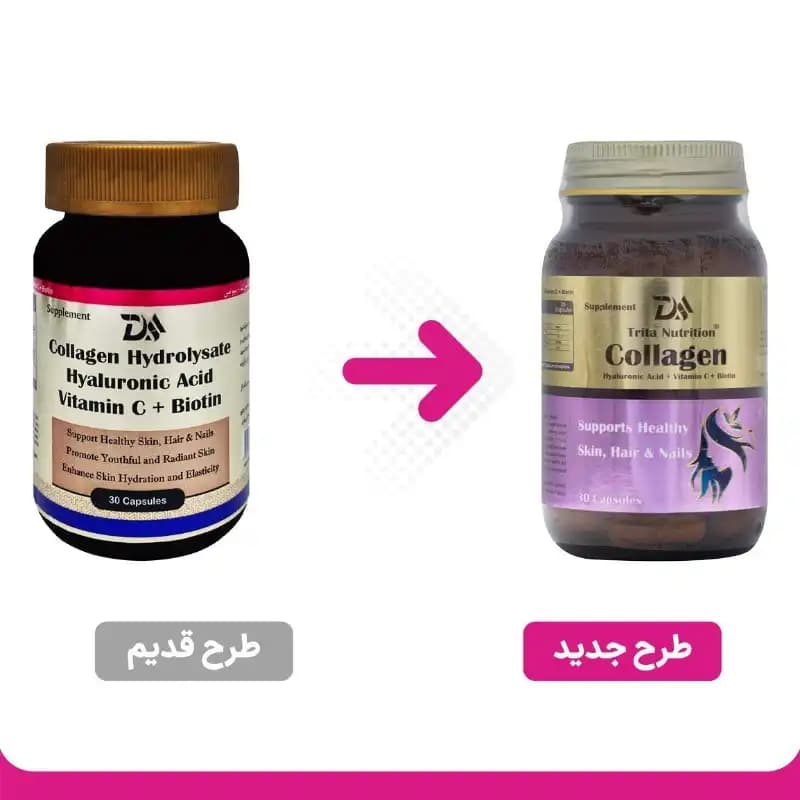 کپسول کلاژن تریتا نوتریشن ۳۰ عددی مکمل پوست، مو و ناخن — تصویر ۵