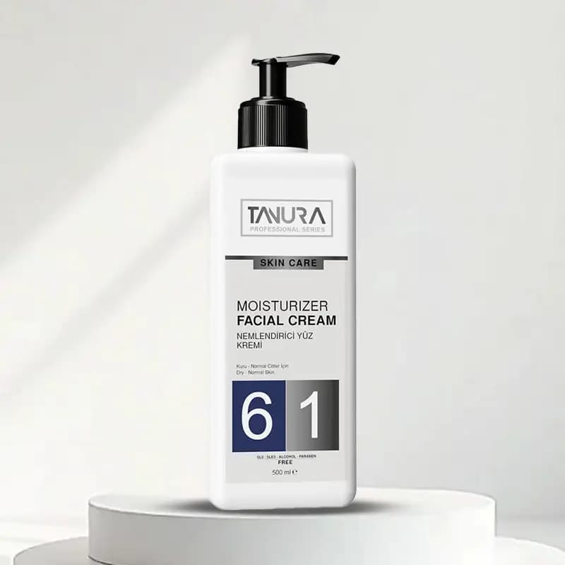 کرم پایانی مرطوب کننده و آبرسان پوست خشک و نرمال تنورا|500ml — تصویر ۲