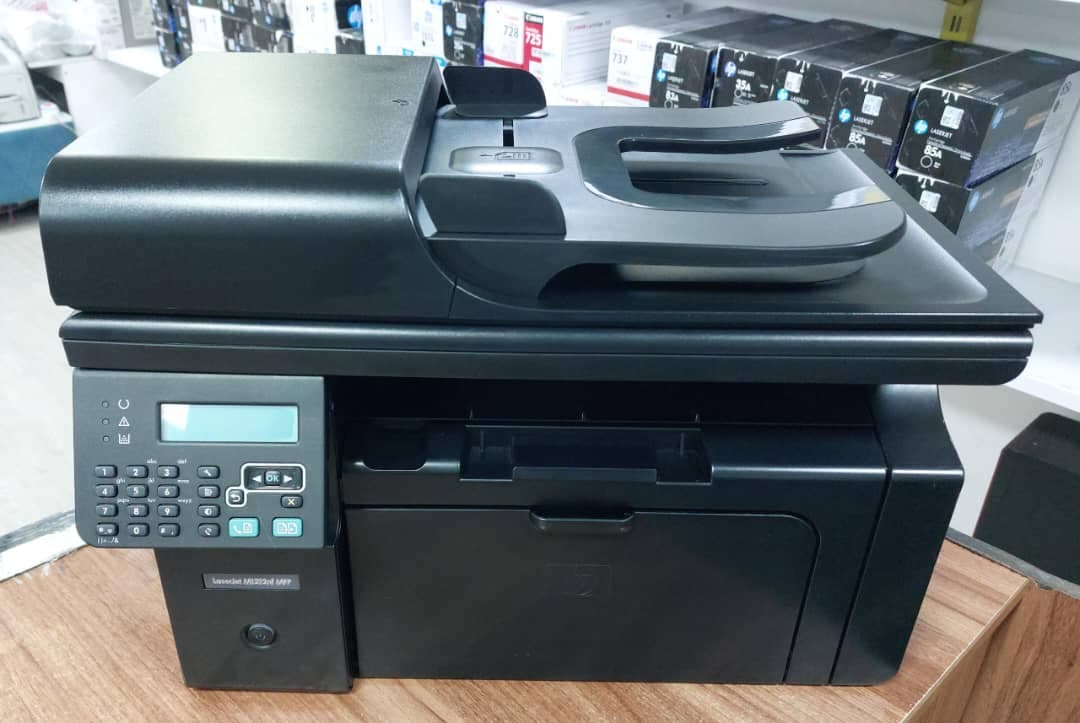 پرینتر لیزری اچ پی چند کاره استوک مدل LaserJet Pro MFP 1212nf(برق 220 ولت فابریک اروپا) — تصویر ۲