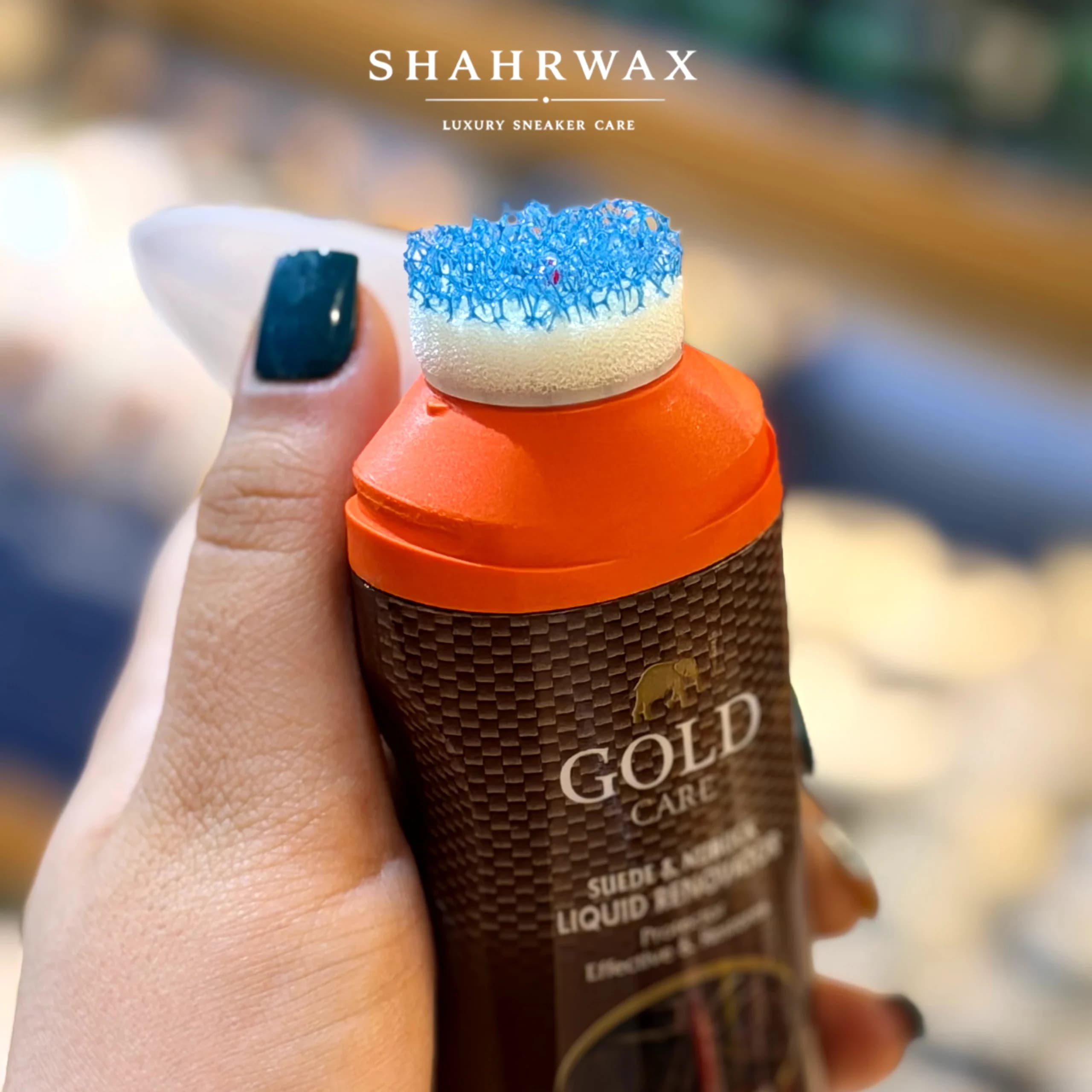 واکس جیر و نبوک Gold Care رنگ قهوه ای تیره — تصویر ۱۰