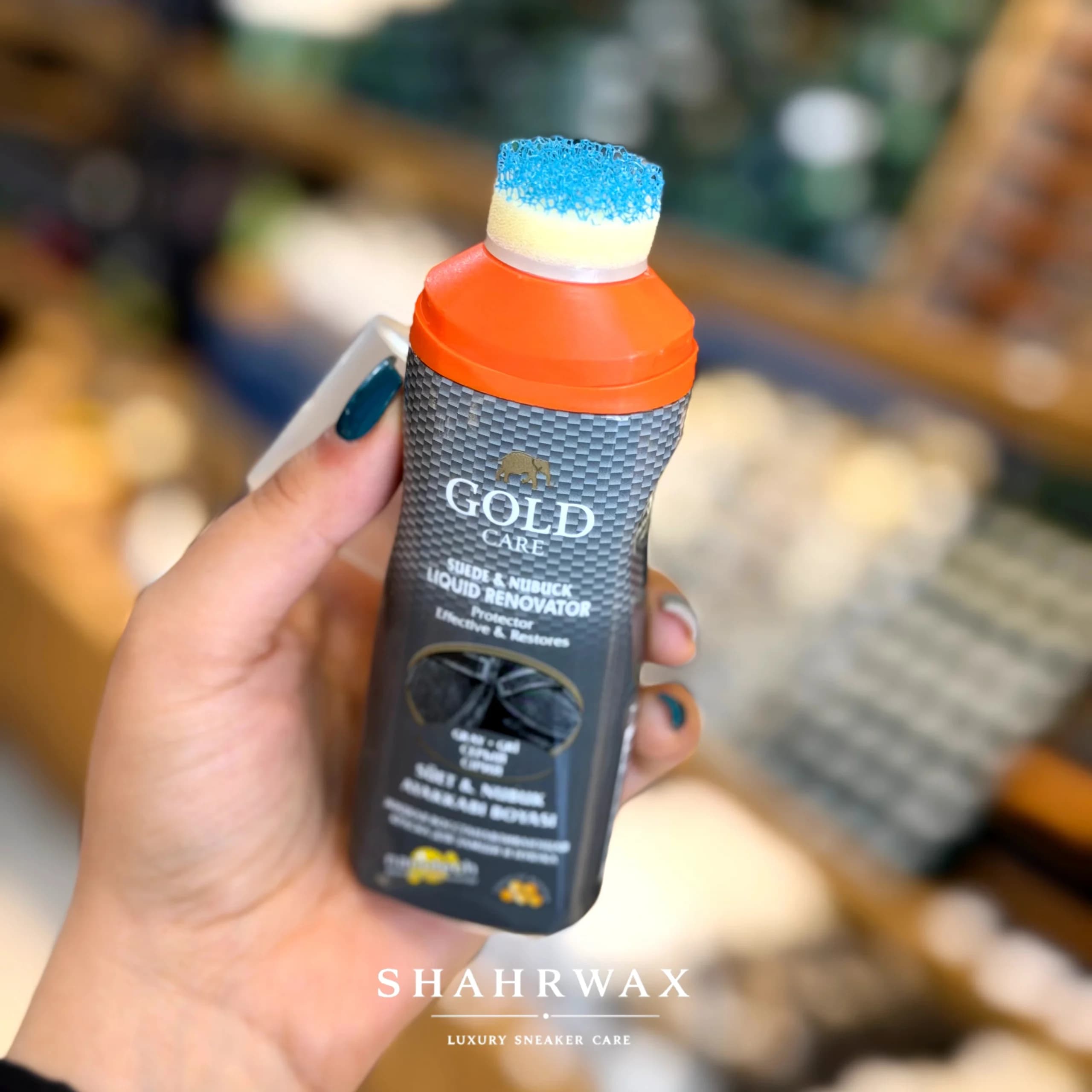 واکس جیر و نبوک Gold Care رنگ طوسی — تصویر ۸