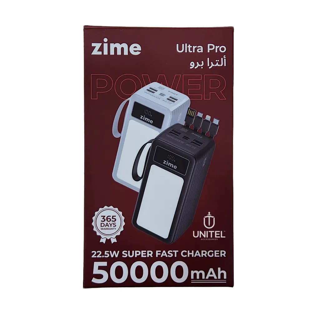 پاوربانک 50000 میلی آمپر زیم مدل Zime B15 — تصویر ۴