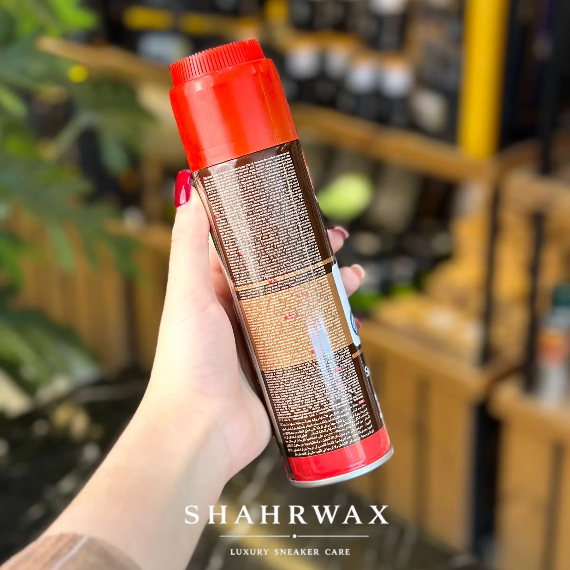 اسپری جیر و نبوک رنگ قهوه ای شو ترک ۲۵۰ میلی لیتر — تصویر ۵