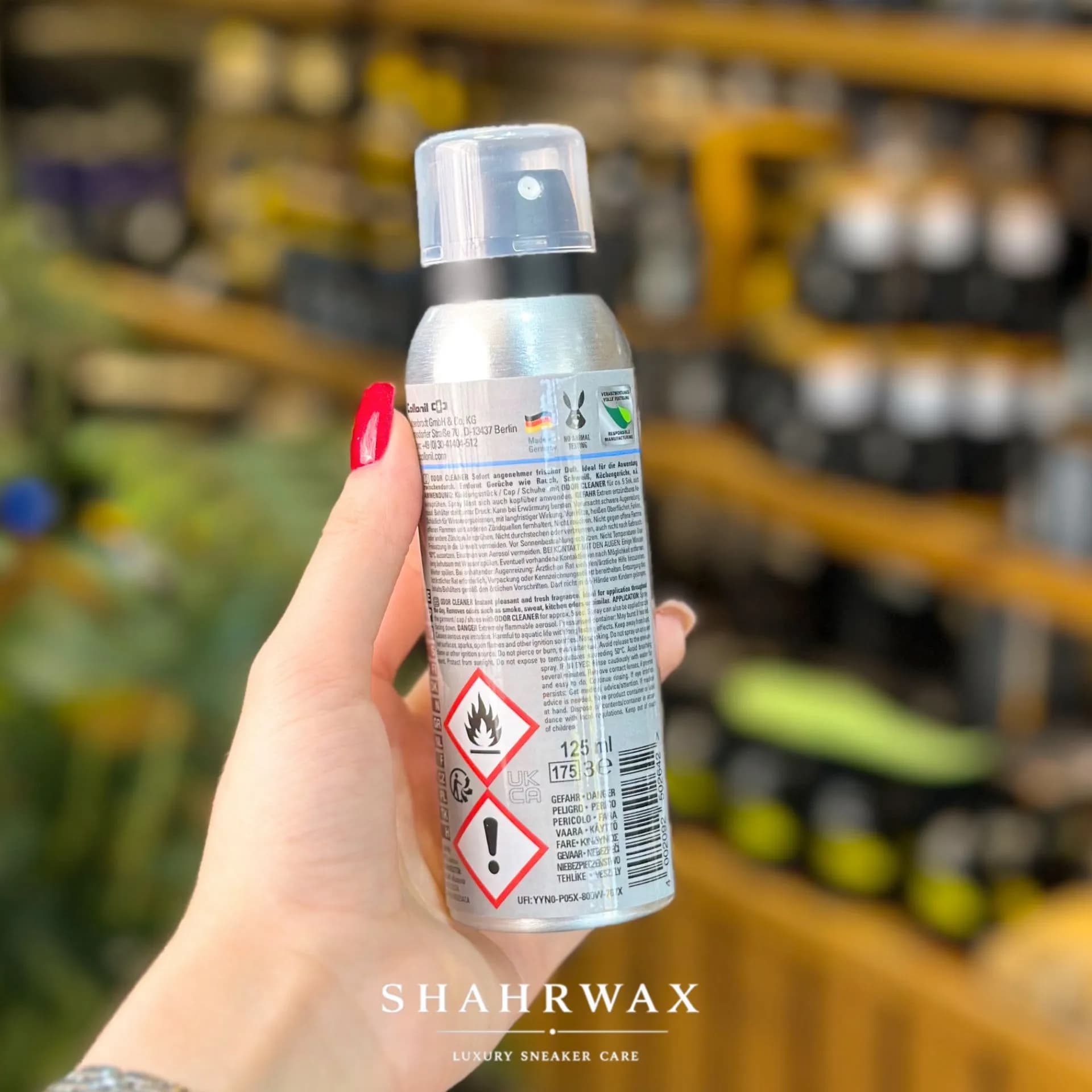 اسپری ضد بوی کفش با فناوری کربن Collonil Carbon Odor Cleaner 125ml — تصویر ۱۲