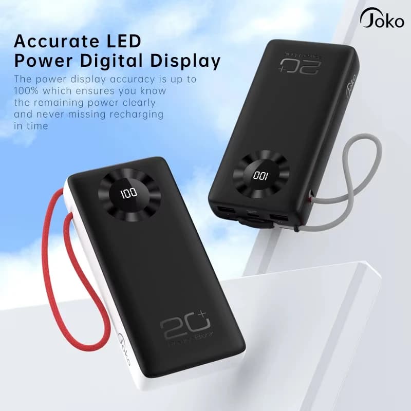 پاوربانک ۲۰۰۰۰ میلیآمپر کانفلون جوکو مدل JOKO J08 — تصویر ۱۱
