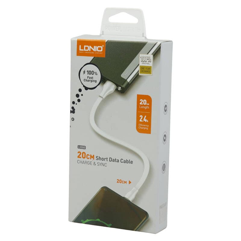 کابل شارژ میکرو الدینیو مدل Ldnio LS550 — تصویر ۱۲