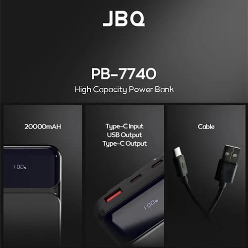 پاوربانک 20000 میلی آمپر JBQ مدل PB-7740 — تصویر ۸