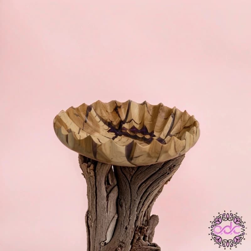 ظرف میوه طرح دار چوب و رزین — تصویر ۱۱