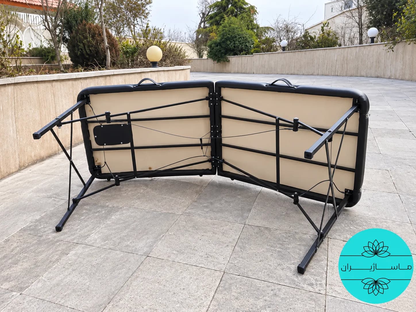 تخت ماساژ حرفه ای و پرتابل مدل M791⭐(گارانتی 1 ساله) برند ماساژیران — تصویر ۵