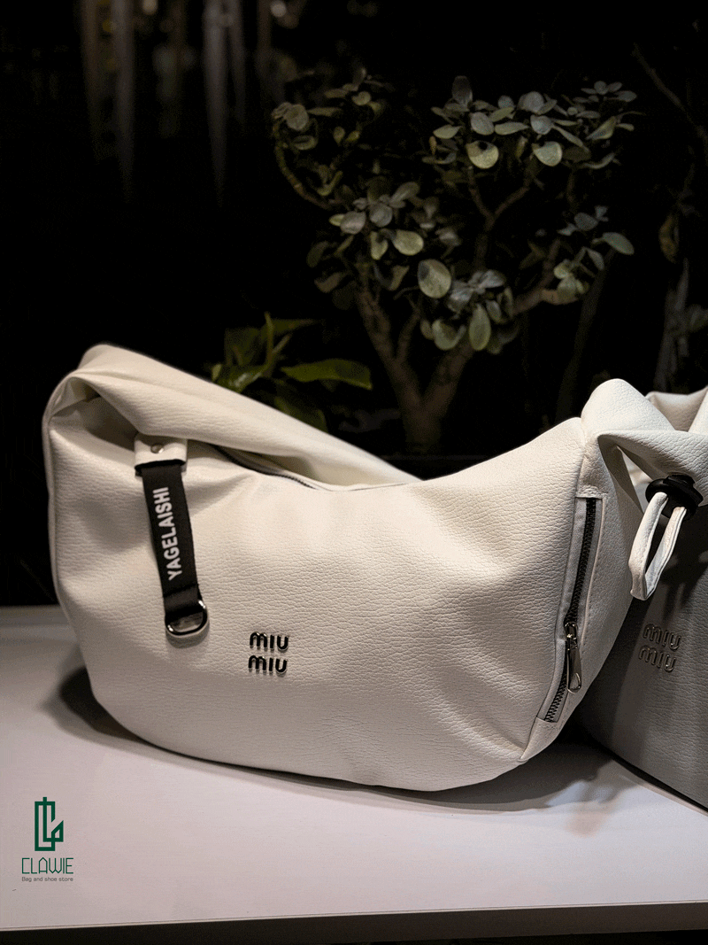 کیف زنانه اسپرت:دخترانه شل چرمی miumiu — تصویر ۴