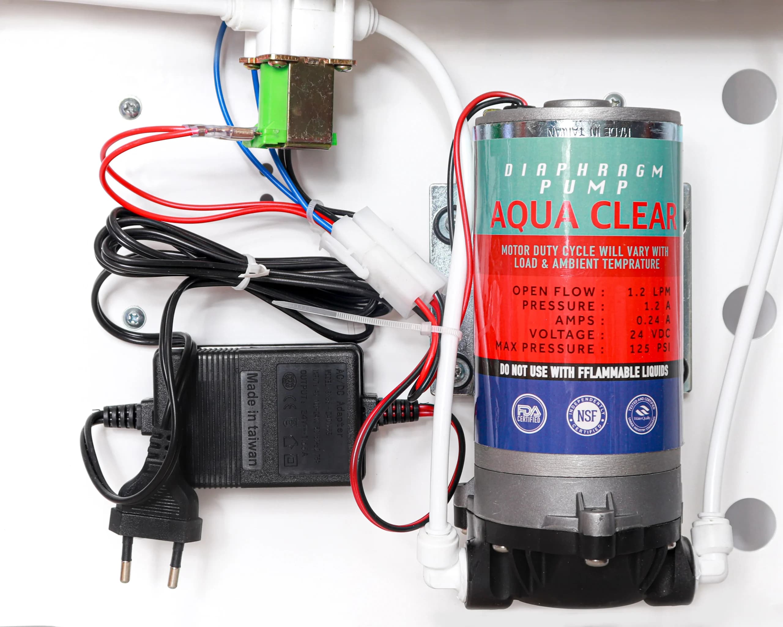 دستگاه تصفیه آب 6 مرحله اینلاین تایوانی آکوا کلر RO-6 -AQUA CLEAR — تصویر ۴