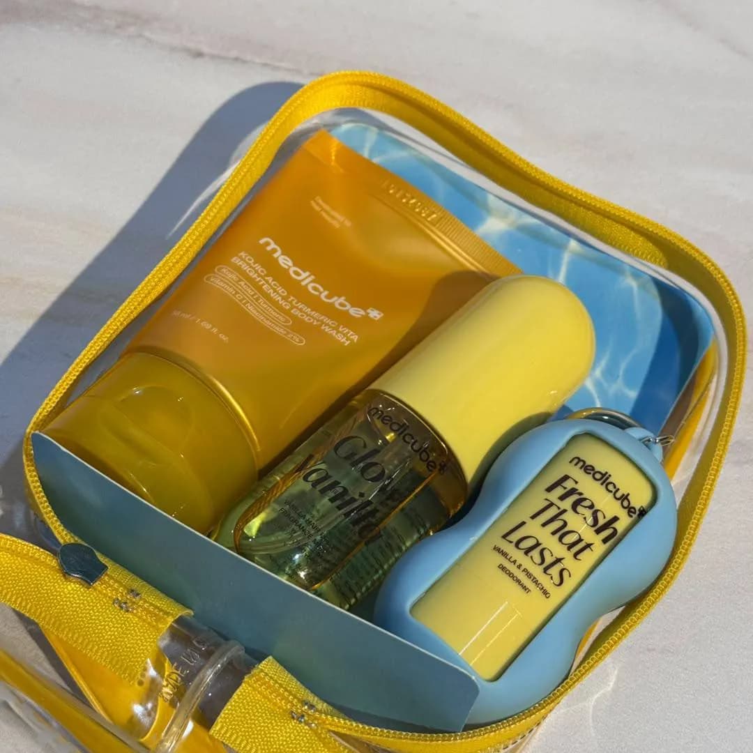 کیت مسافرتی محصولات بدن مدی کیوب Medicube Fresh Glow Travel Body Kit — تصویر ۱۲