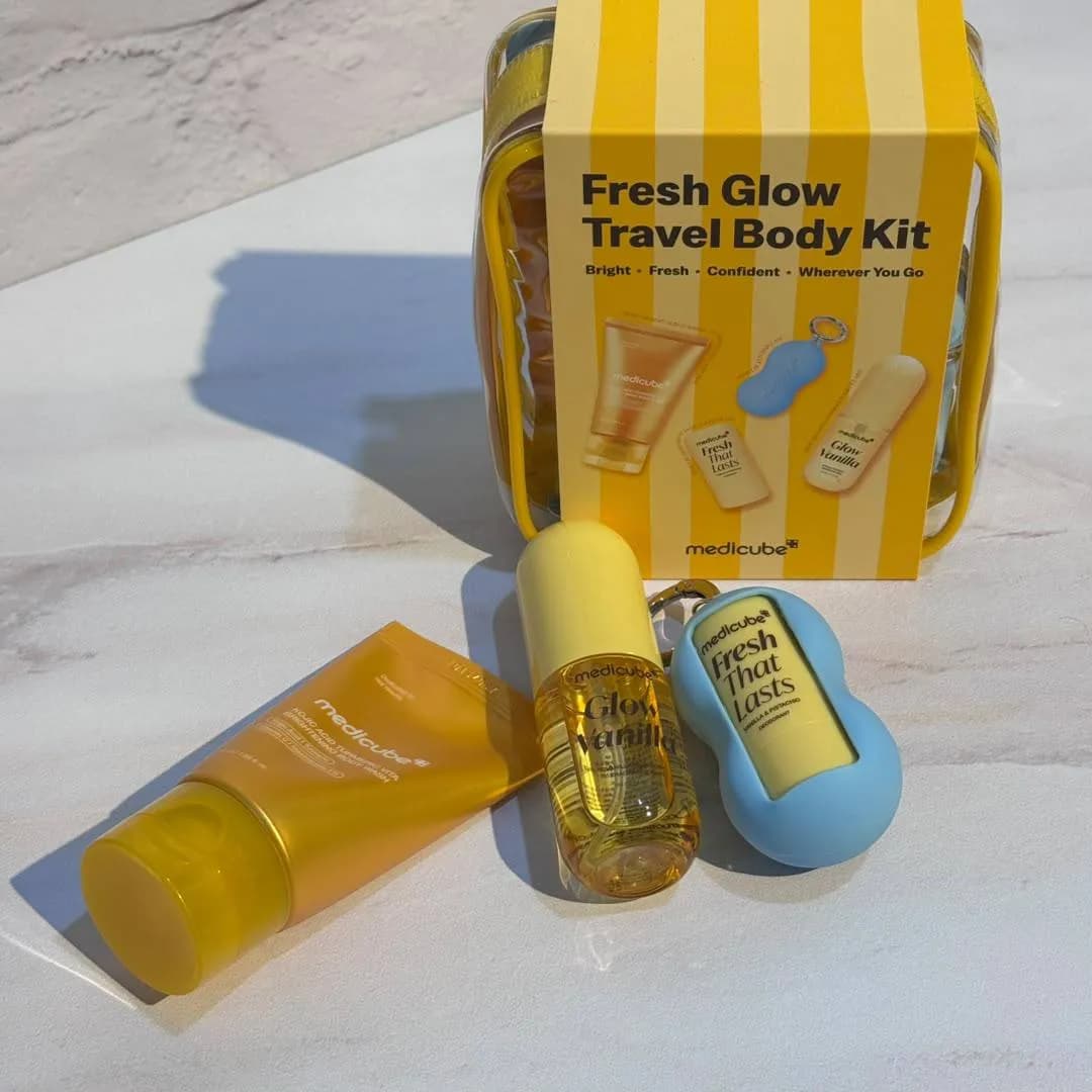 کیت مسافرتی محصولات بدن مدی کیوب Medicube Fresh Glow Travel Body Kit — تصویر ۸