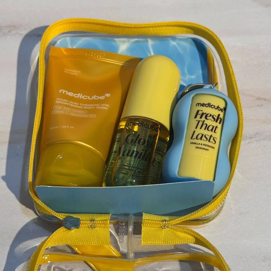 کیت مسافرتی محصولات بدن مدی کیوب Medicube Fresh Glow Travel Body Kit — تصویر ۳