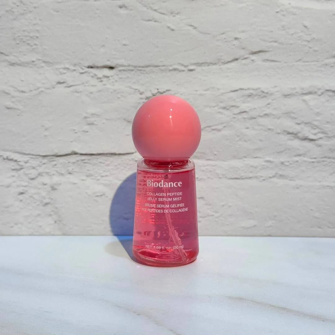 سرم میست ژلی کلاژن پپتاید بایودنس آبرسان قوی و درخشان کننده پوست 50 میل Biodance Collagen Peptide Jelly Serum Mist — تصویر ۳