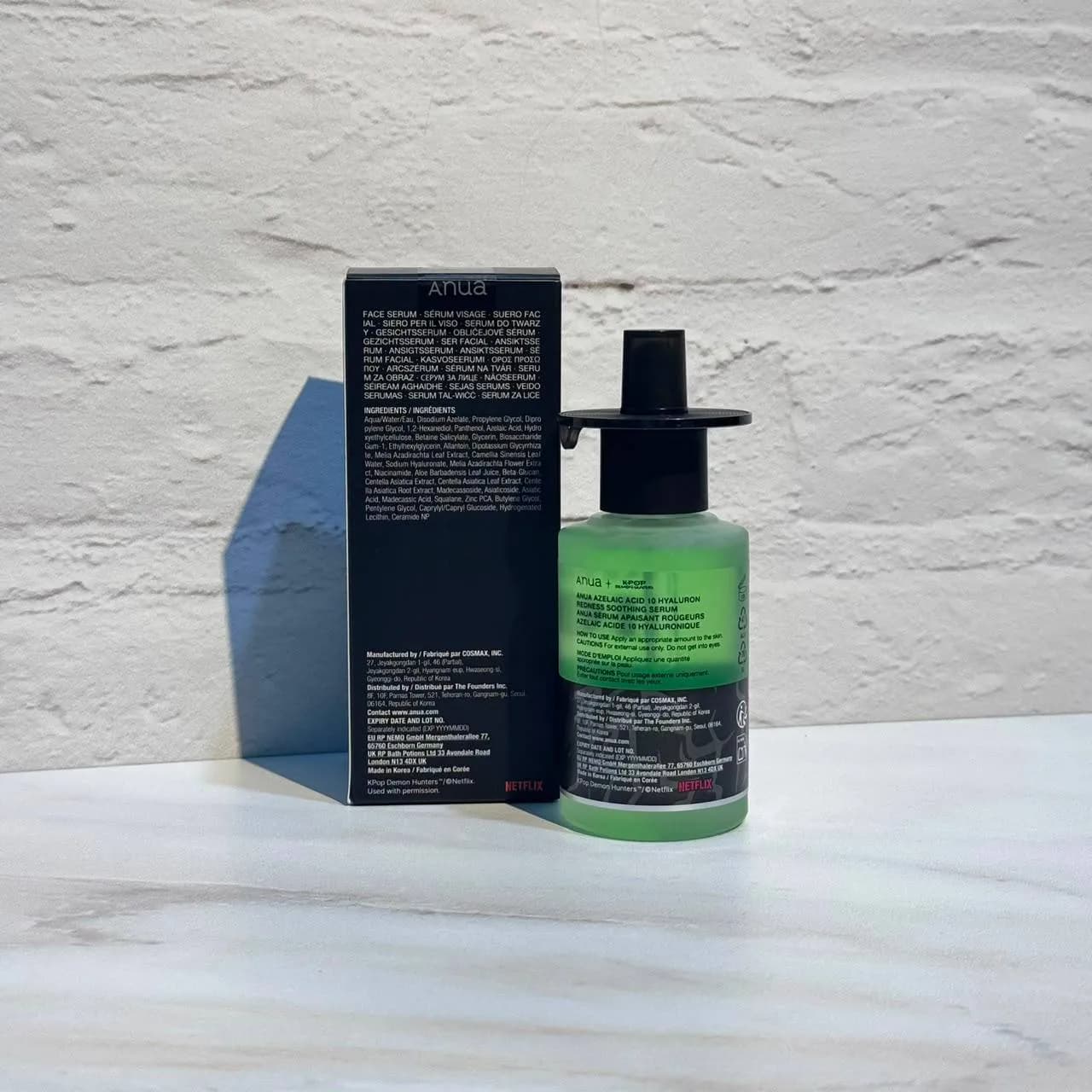 ست سرم آزلائیک اسید 10% و هیالورون آنوا ۵۰ میل Anua Kpop Demon Hunters Azelaic Acid 10 Hyaluron Redness Soothing Serum Set — تصویر ۱۰