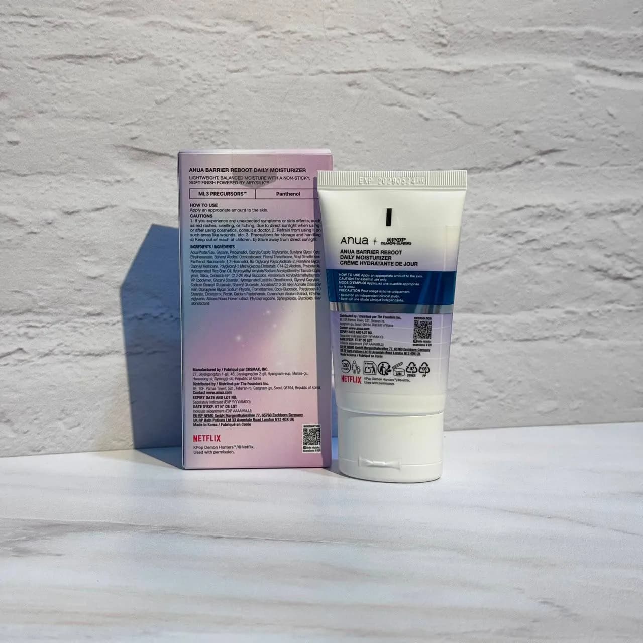کرم مرطوب کننده و آبرسان ترمیم کننده سد دفاعی روزانه آنوا ۵۰ میل Anua Kpop Demon Hunter Barrier Reboot Daily Moisturizer — تصویر ۱۲