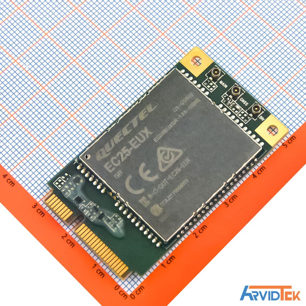 ماژول EC25-EUX MiniPCIe 4G GPS کویکتل — تصویر ۳