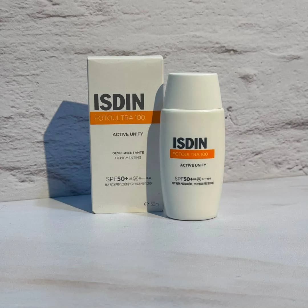 ضد آفتاب ضد لک اکتیو یونیفای ایزدین بدون رنگ Isdin Photoultra 100 Active Unify Sunscreen — تصویر ۵