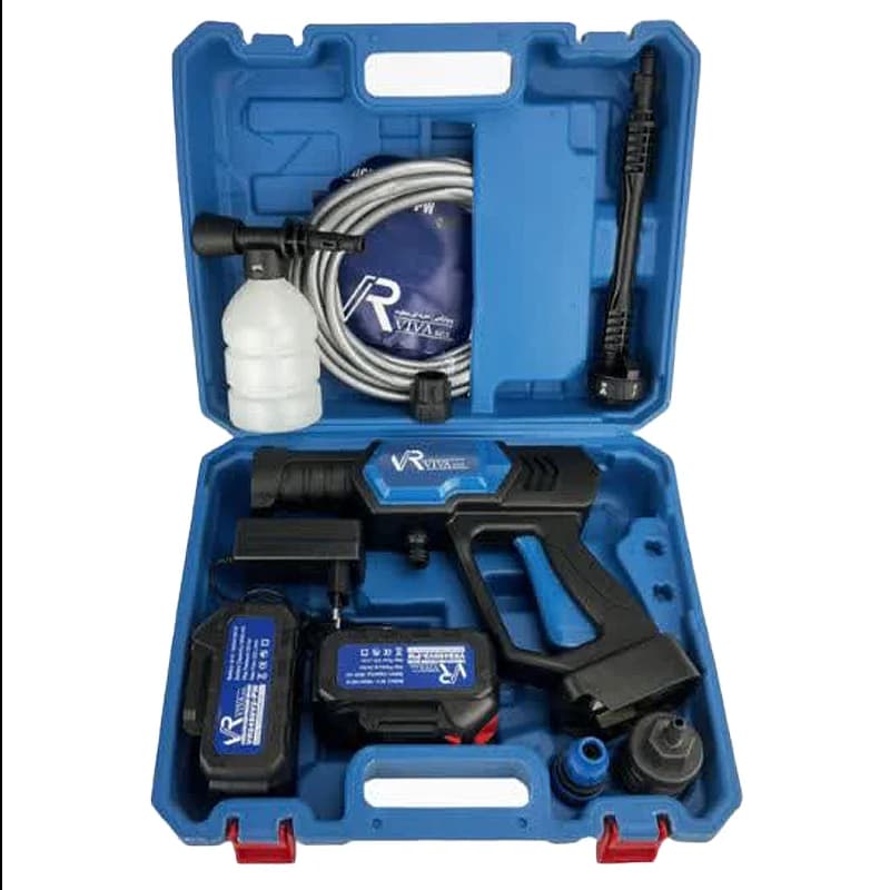 کارواش شارژی ۲۴ ولت ویوارکس مدل VR2450V2-PW: ۵۰ بار فشار و عملکرد عالی
