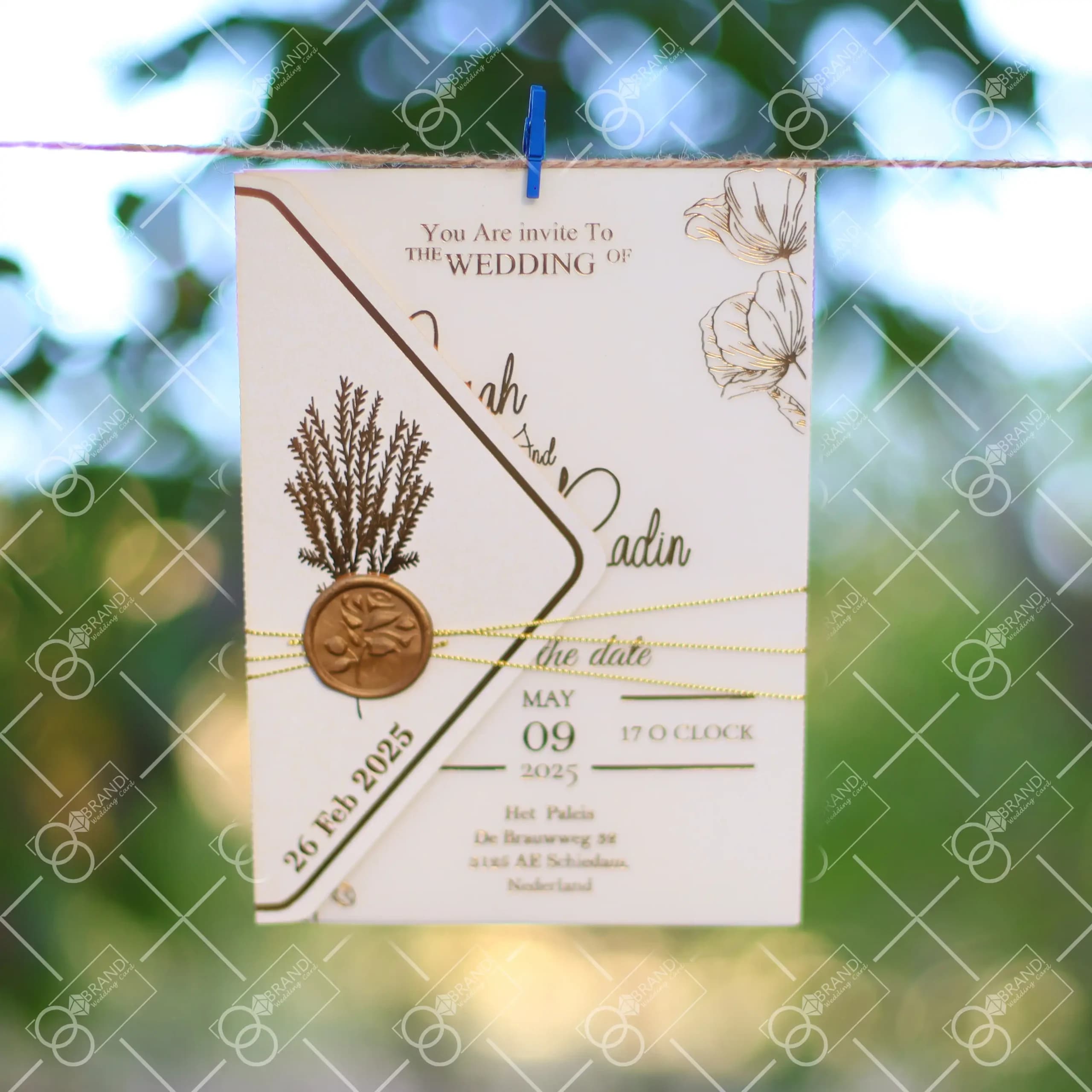 کارت عروسی طلقی مدل Karizma — تصویر ۴