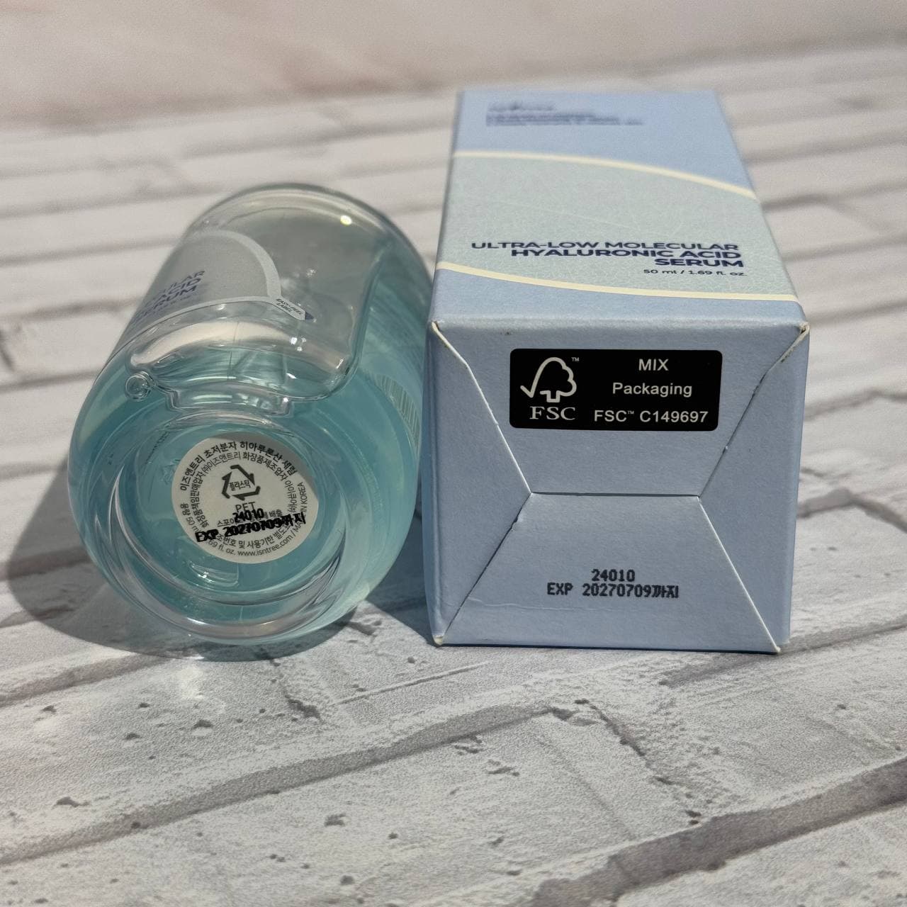 سرم آبرسان هیالورونیک اسید ریز مولکول ایزنتری 50 میل ISNTREE Ultra-low Molecular Hyaluronic Acid Serum — تصویر ۶