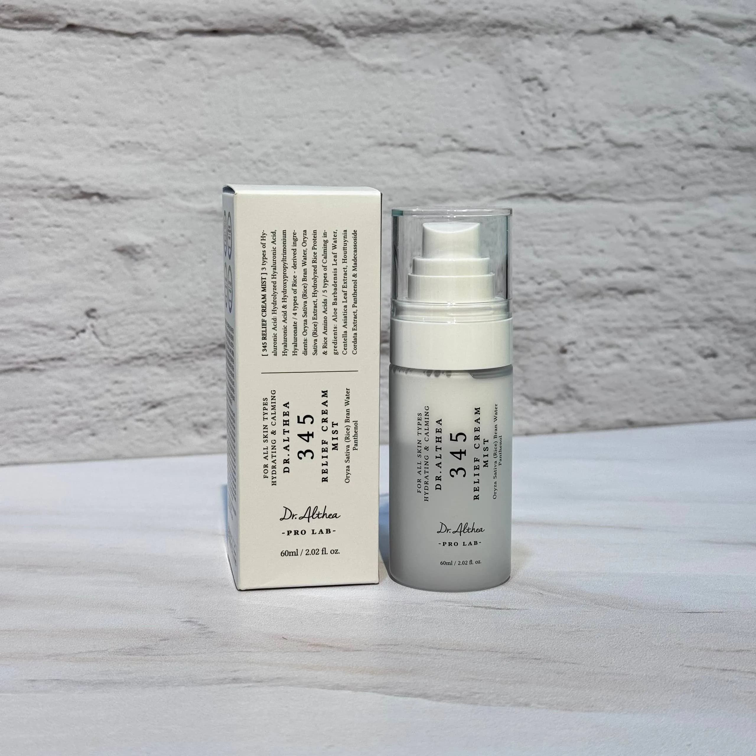 میست اسپری کرمی 345 دکتر التیا آبرسان، تسکین دهنده و ترمیم کننده پوست 60 میل Dr. Althea 345 Relief Cream Mist — تصویر ۴